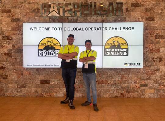 Neben Andreas Juchler (links im Bild) war auch ein zweiter Schweizer Teilnehmer, Tiefbauunternehmer Michael Herren, in Málaga am Start.