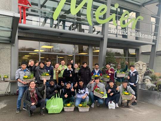 Berufserkundungstag im Garten-Center Dürnten der Ernst Meier AG. Foto: zVg