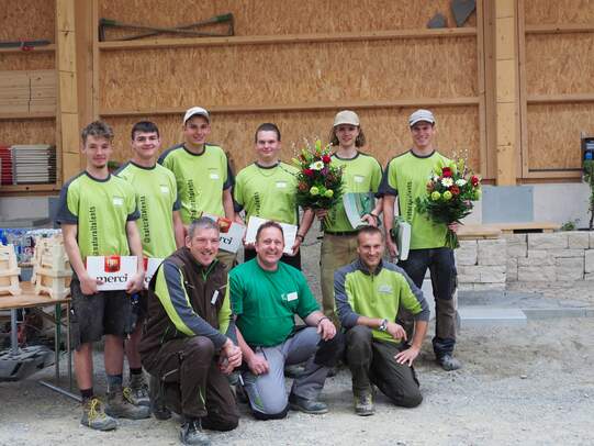 Die Teilnehmer und ihre Betreuer