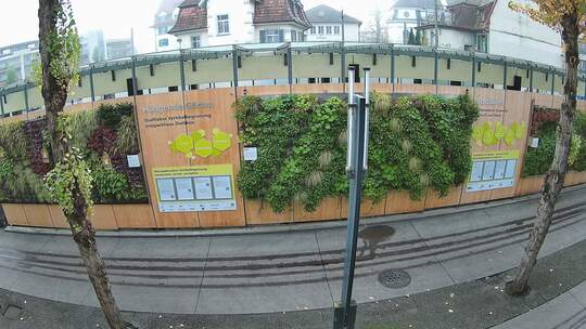 Hängende Gärten am Veloparkhaus