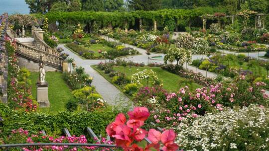 Auszeichnung für Italienischen Rosengarten