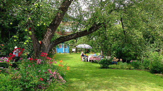 Gesundes Altern in grüner Umgebung